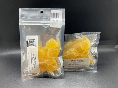 Delta 8 - Mango Gummies - 25mg/50mg/100mg