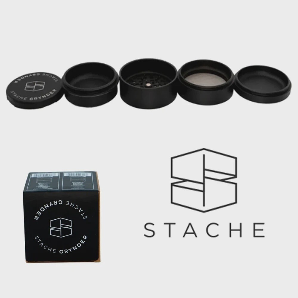Stache - Grynder - 5pc, Color: Black