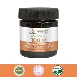 Restorative Botanicals Restore Comfort Warming Cream