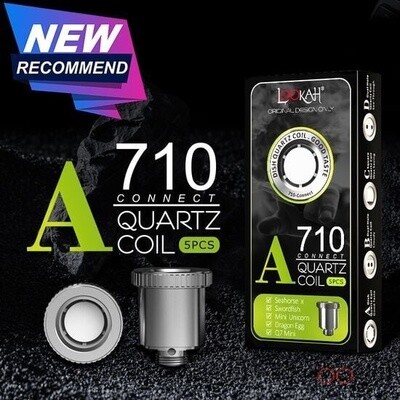 Lookah 710 Quartz Wax Dish Coil - A