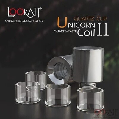 Lookah Unicorn II Quartz cup coil