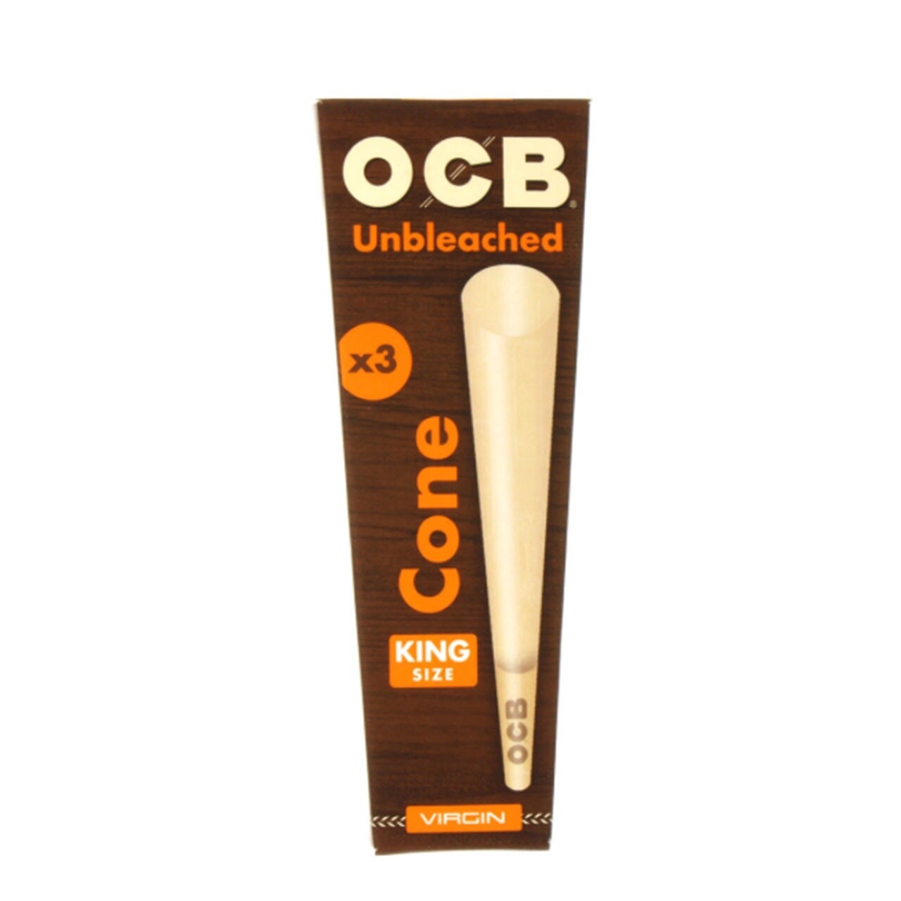 OCB Unbleached Cones 3 Pack