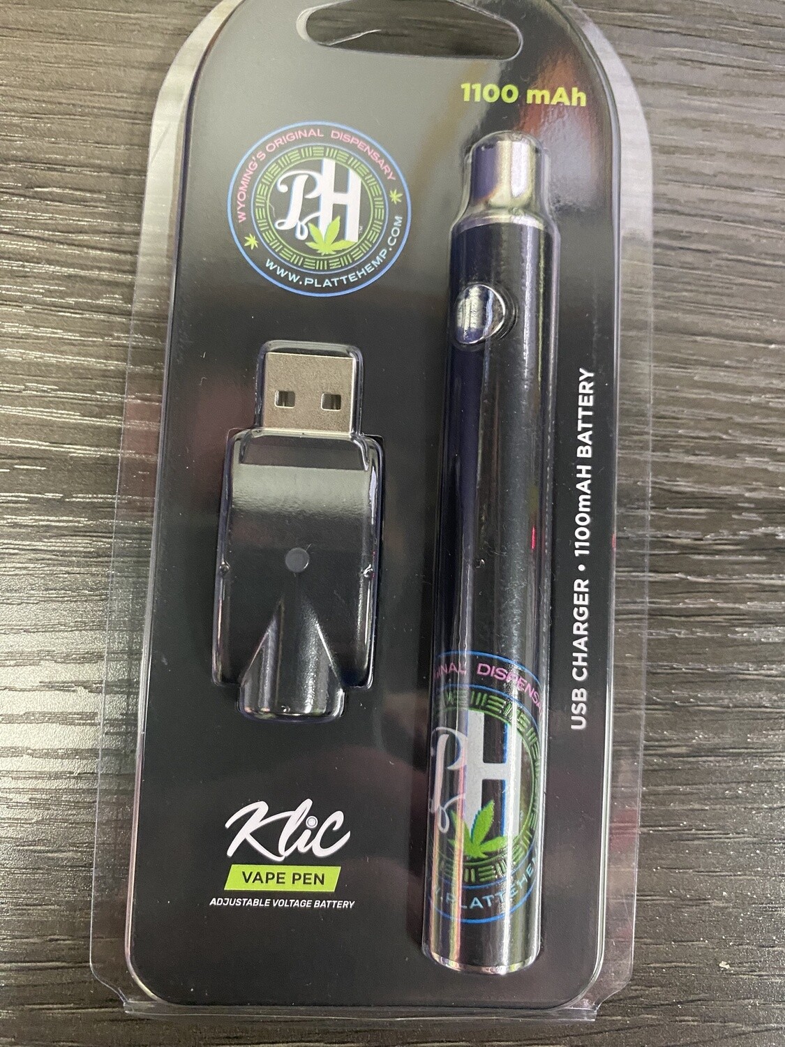 PH Logo 510 Battery, Color: Black