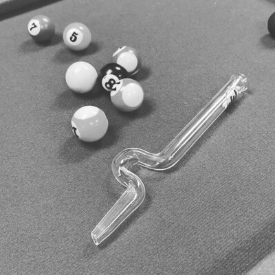 Drakken American Made Quartz Straw w/ Curve