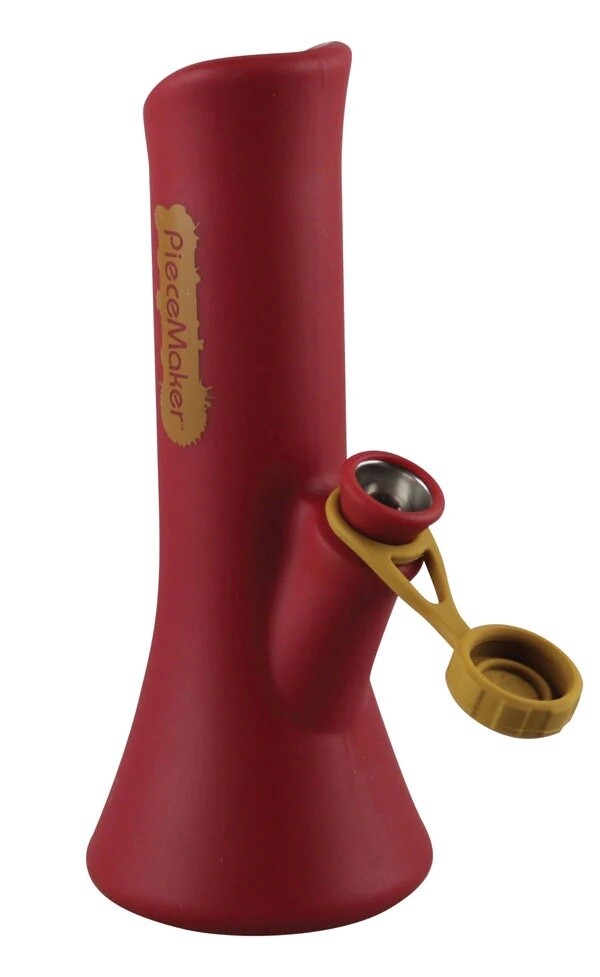 8.5&quot; Piecemaker KaliGo Silicone Water Pipe, Color: Klay Kanyon