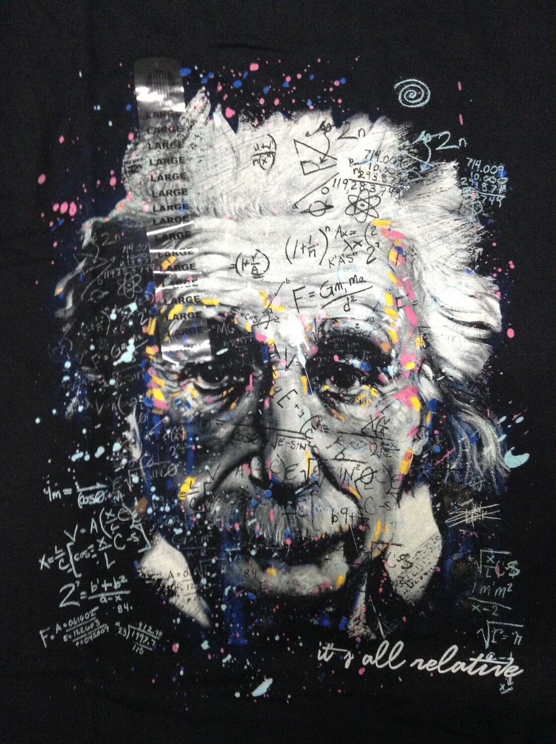 It's All Relative Albert Einstein Unisex Tee Shirt