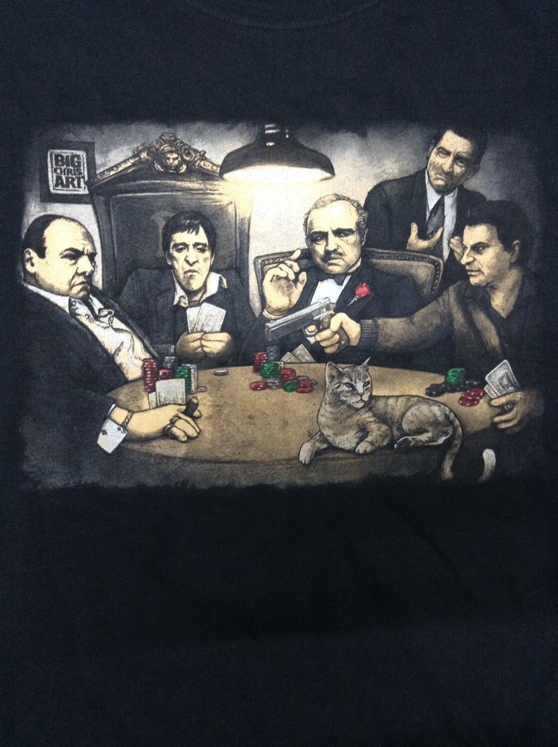 Gangsters Playing Poker Unisex Tee Shirt