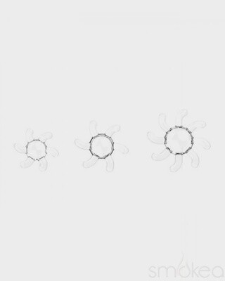 White Rhino Medium Glass Turbine