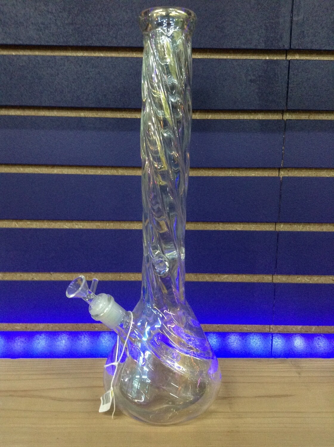 Pearlescent Twisted Neck Beaker