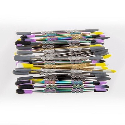 Ooze Silicone tipped Stainless Steel Dab Tool