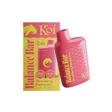 Koi Balance Bar CBD 6000 Puff, Flavor: Strawberry Banana Ice