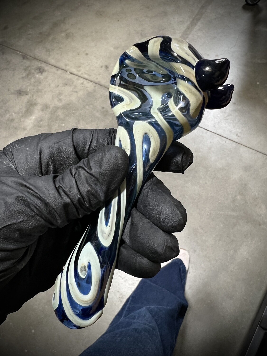 PH Glass Large Hand Pipe / Spoon