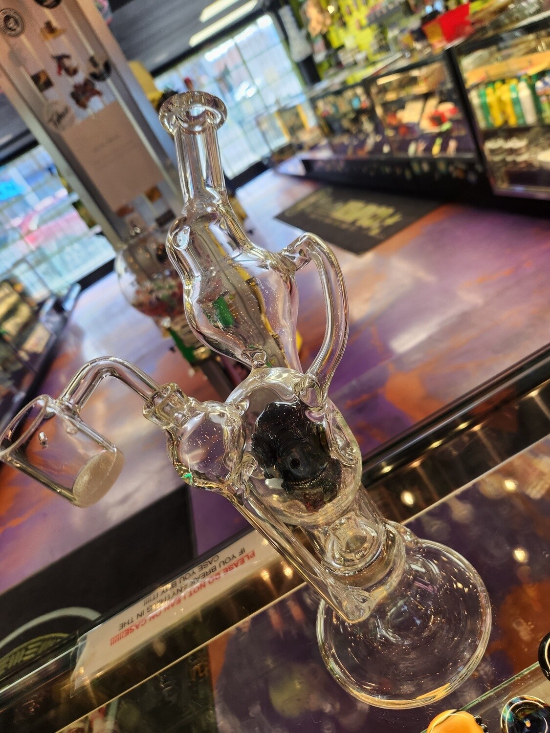 16" Blue Floating Head Recycler