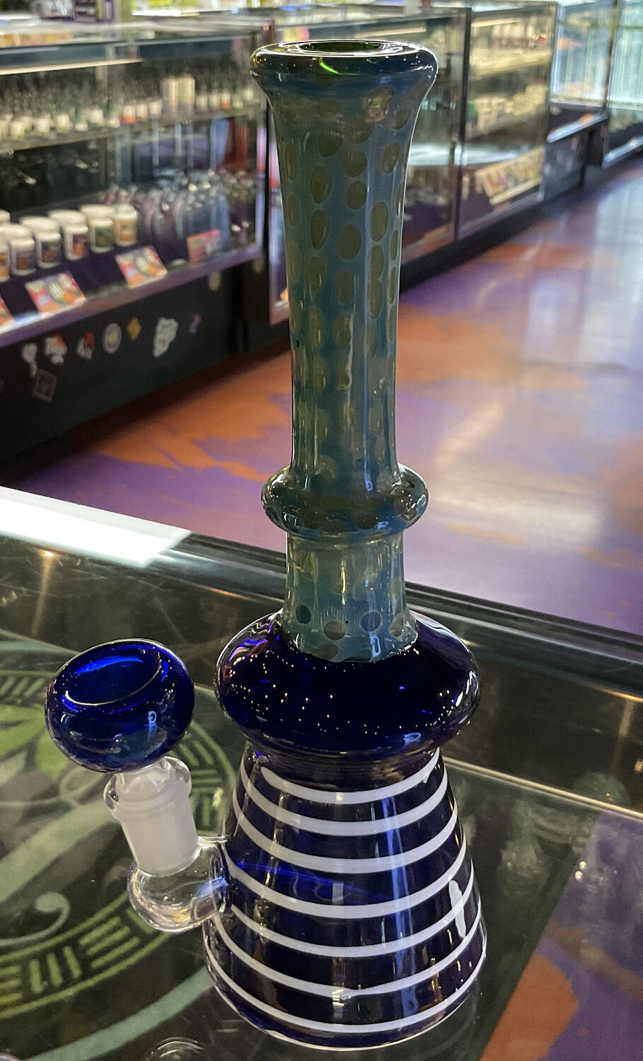 8" Blue stripped rig