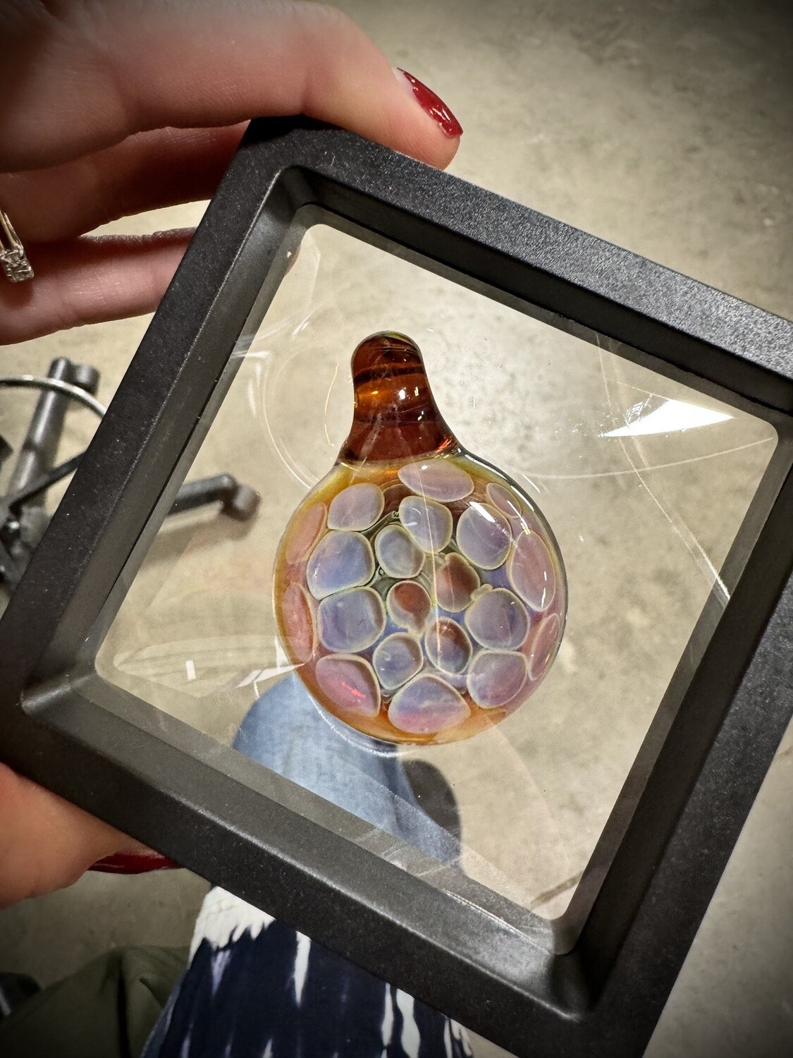 PH Glass Honeycomb Pendent