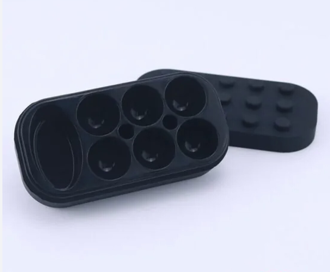 Large Lego Silicone 7 Slot Jar