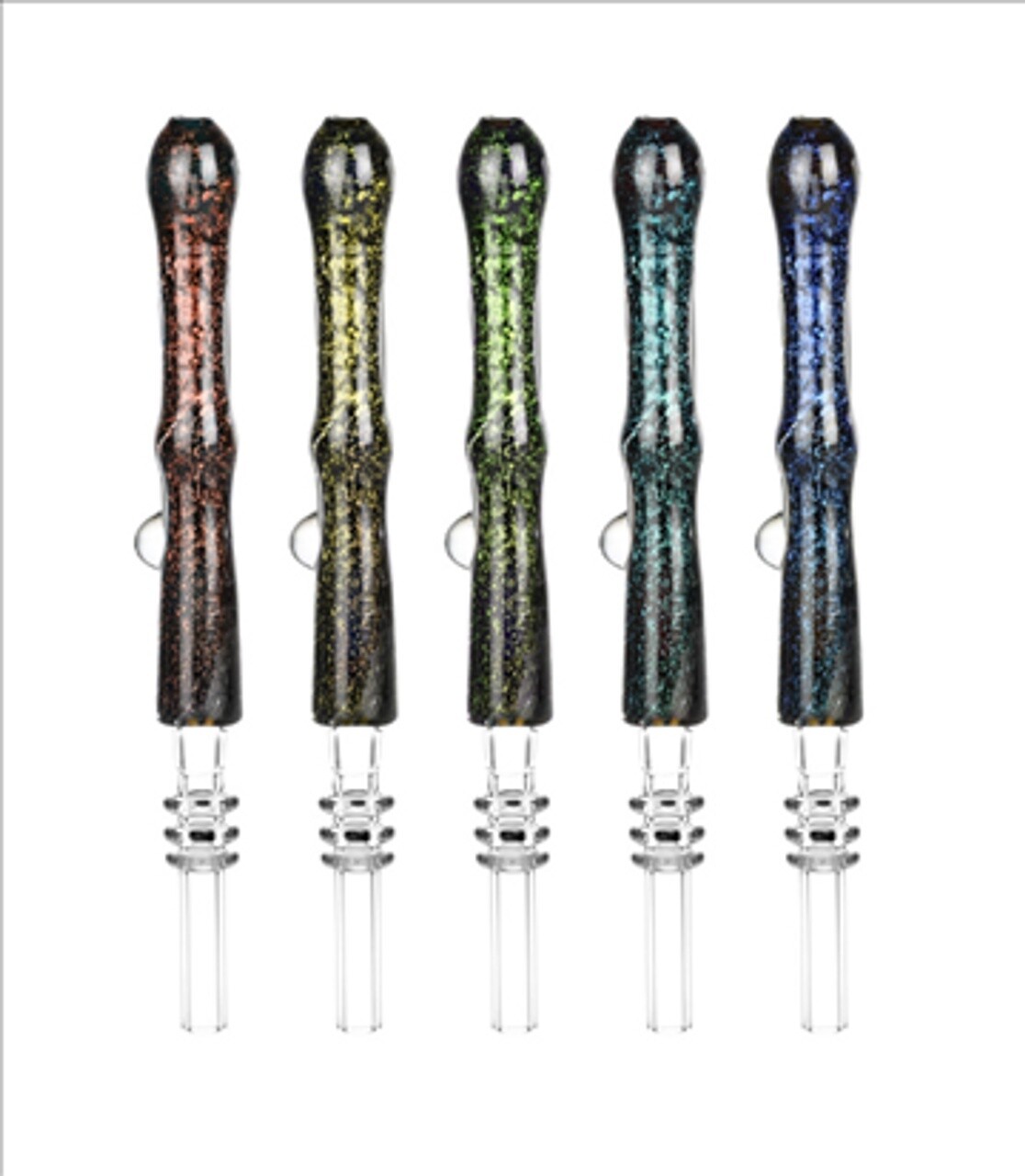 Pulsar- Galaxy Glass Dab Straw