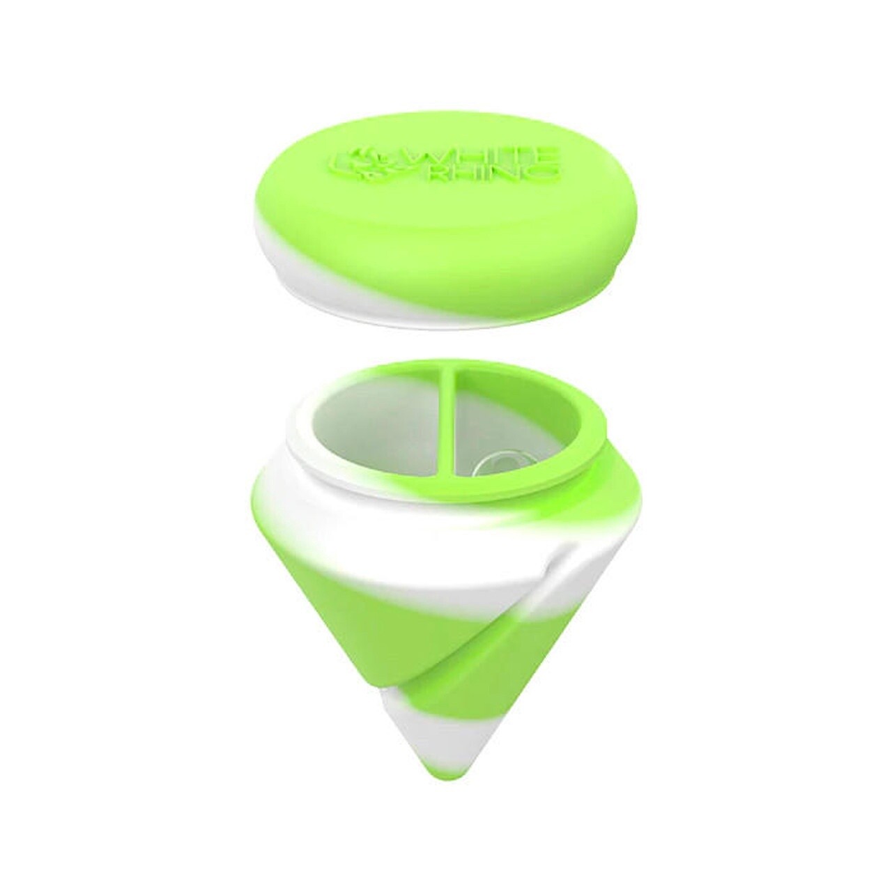 White Rhino Glow in the Dark Spinner Cap with Pearl