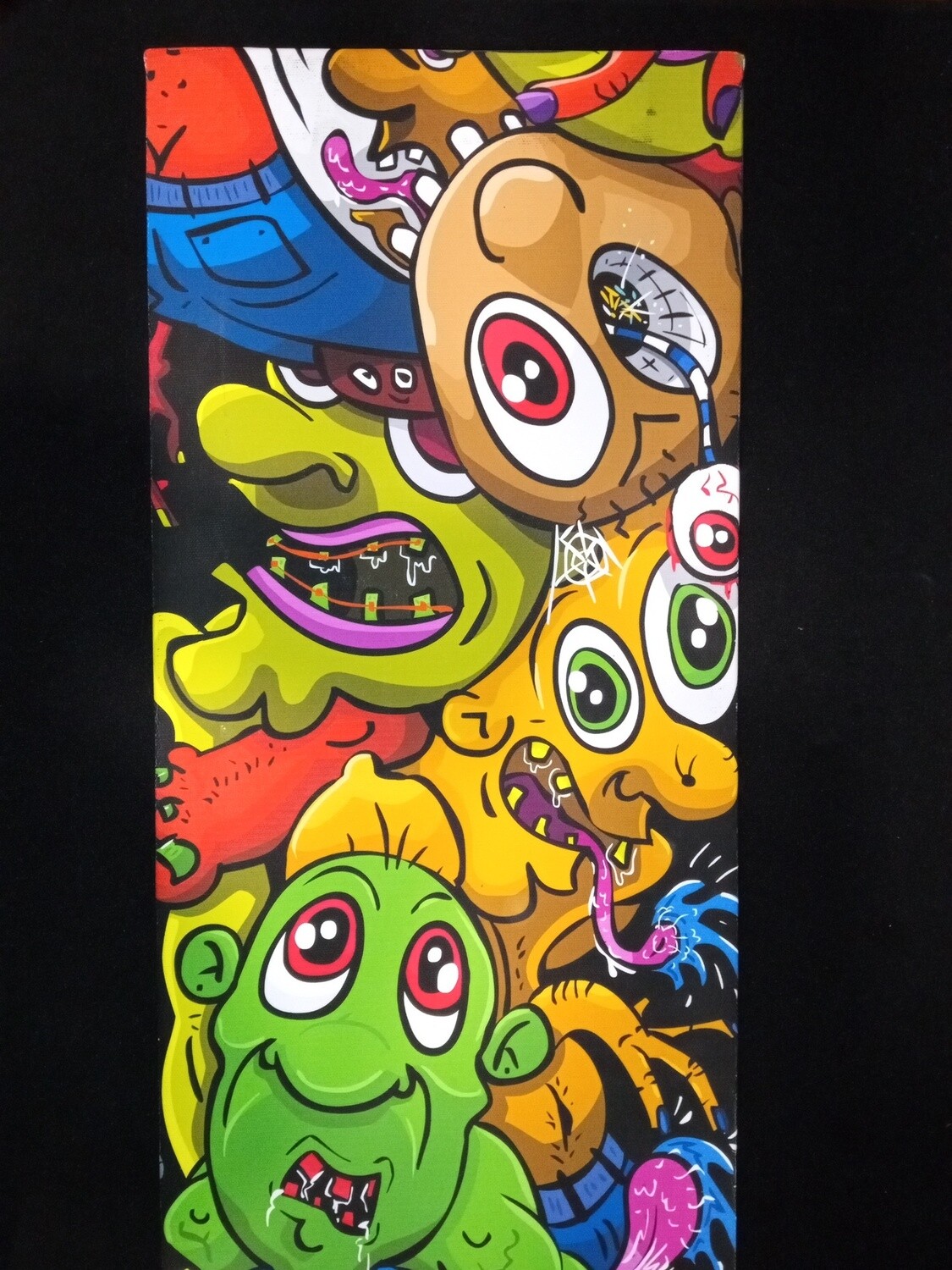 10&quot;x40&quot; Dunkees Canvas Painting