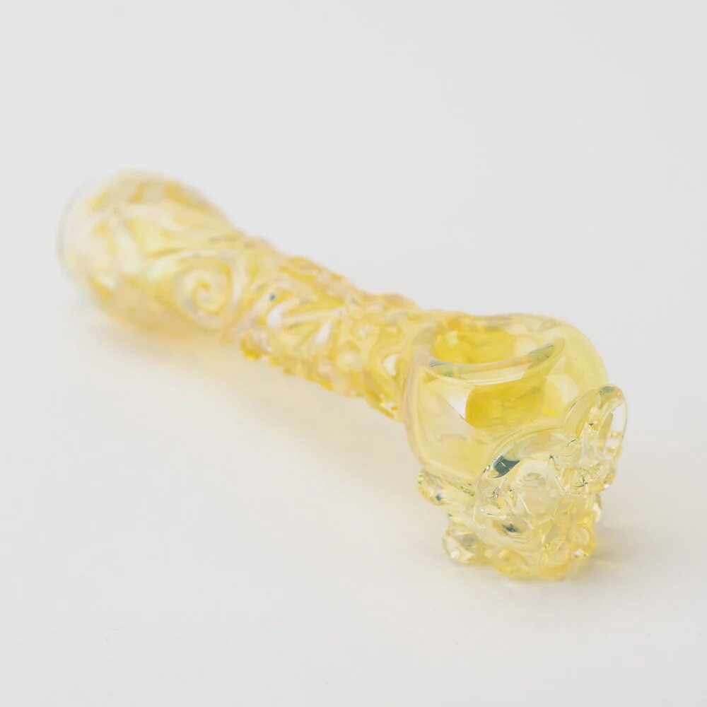 Fumed Skull Pipe