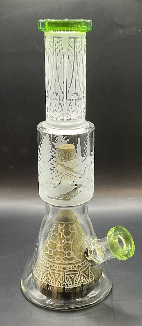 Green Stone Beaker, Style: Forest