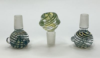 Blue &amp; Green Spiral Bowl - SL05