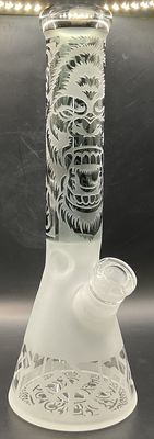 Sandblasted Gorilla Beaker