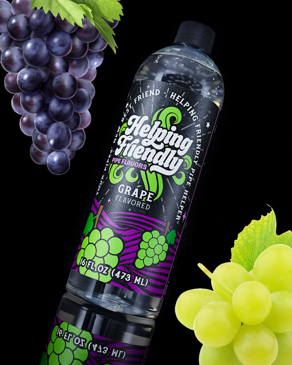 Pipe Helper - Helping Friendly 16oz., Flavor: Grape