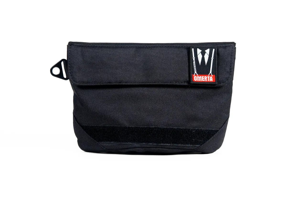 9&quot; Collector w/ Lock Omerta Dime Bag, Color: Black