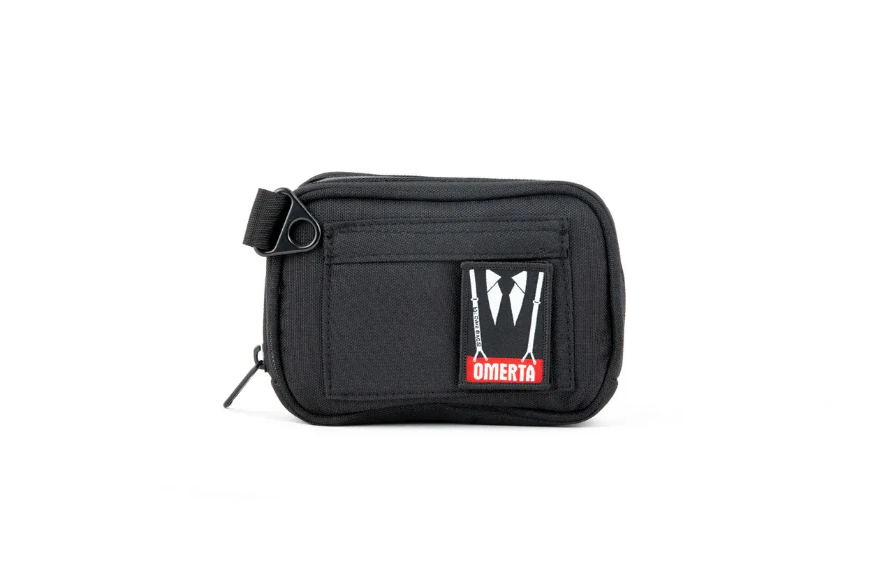 7&quot; Boss with Lock Omerta Dime Bag, Color: Black
