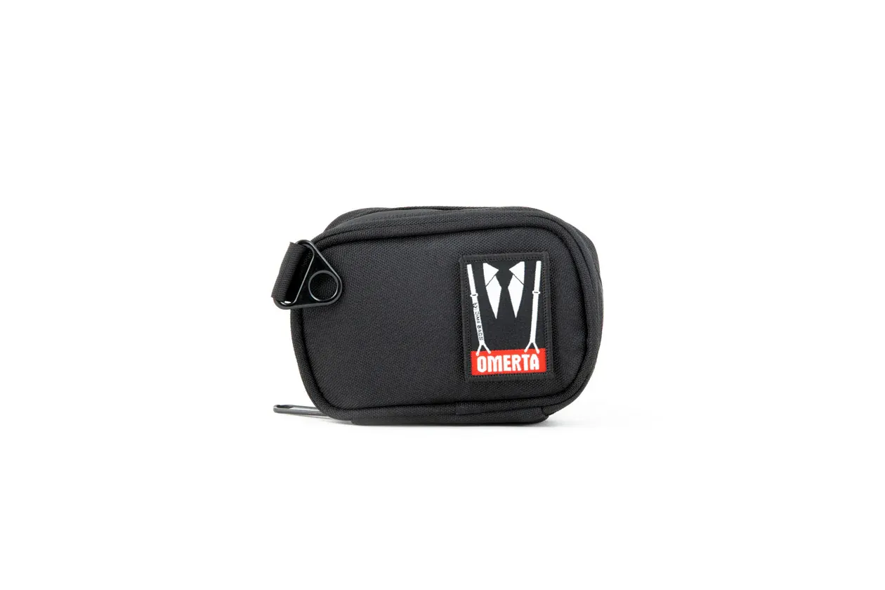 5&quot; Boss with Lock Omerta Dime Bag, Color: Black