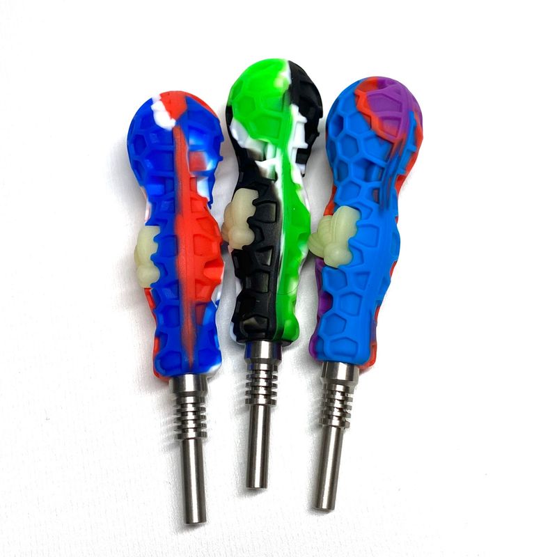 Silicone Concentrate Straw