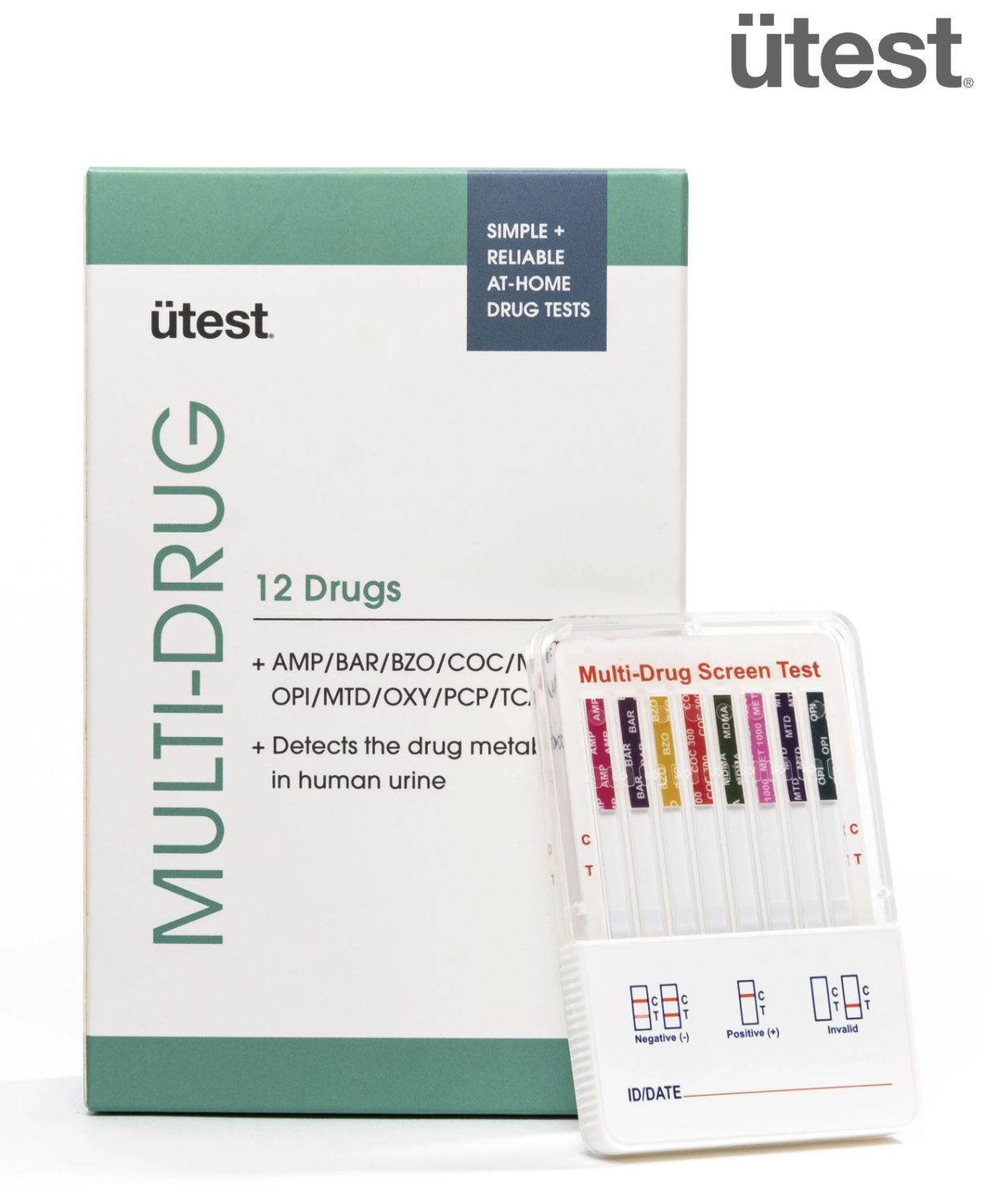UTEST Multi Drug 12 Panel Drug Test