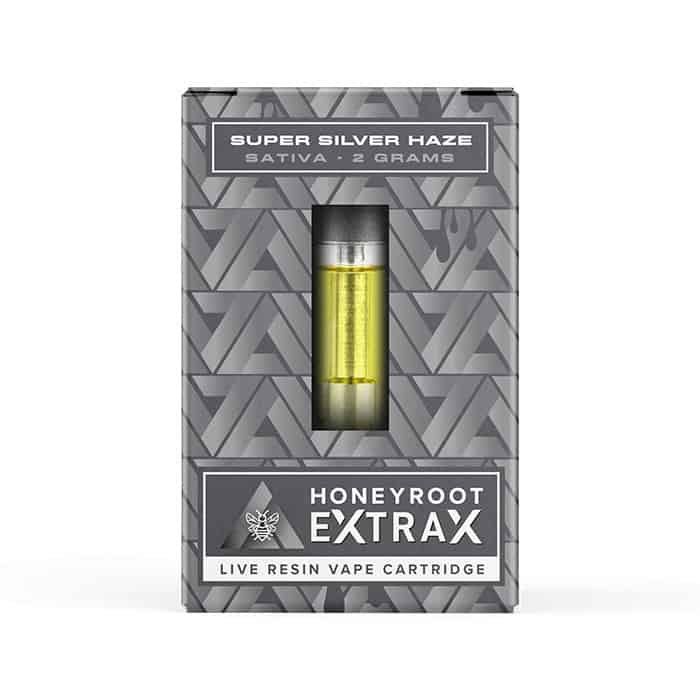 Honeyroot Extrax HHC 2g Carts, Flavor: Super Silver Haze