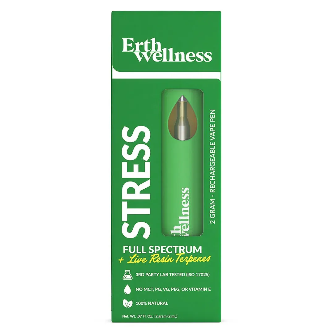 Erth Wellness - 2g Disposables, Style: Stress
