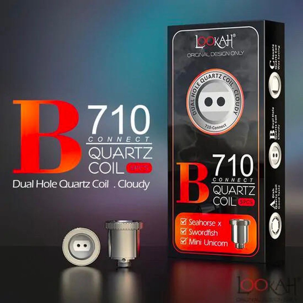 Lookah Seahorse x 710 Quartz B Coil