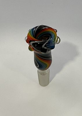 14mm Rainbow Swirl Bowl