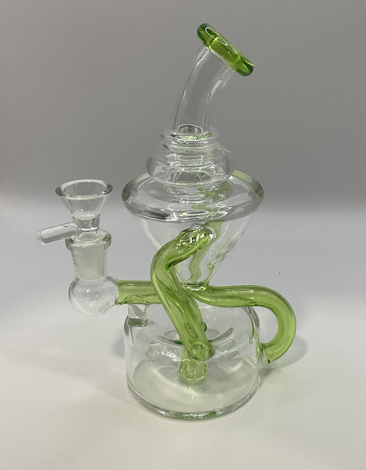 8&quot; Clear Green Recycler