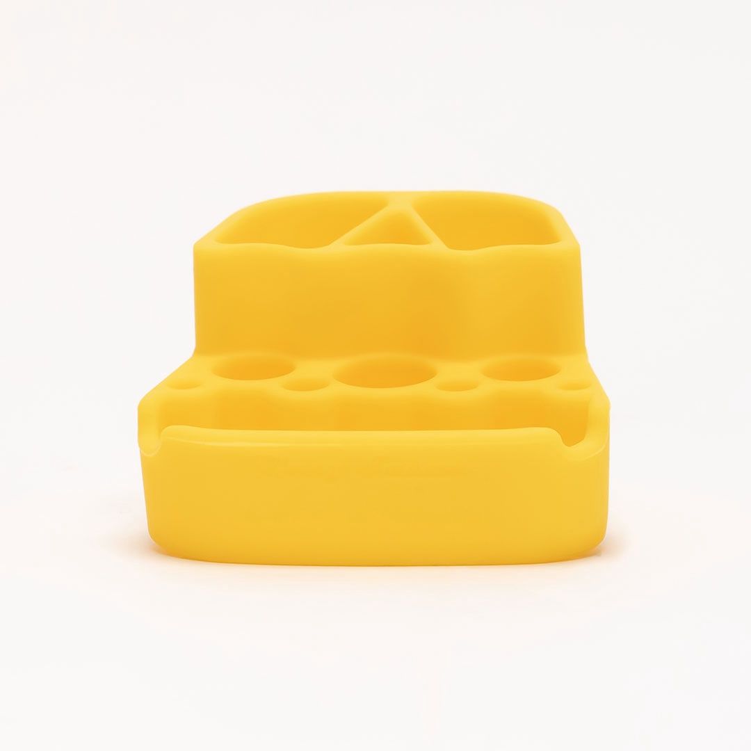 Blazy Susan Silicone Dab Station, Color: Yellow