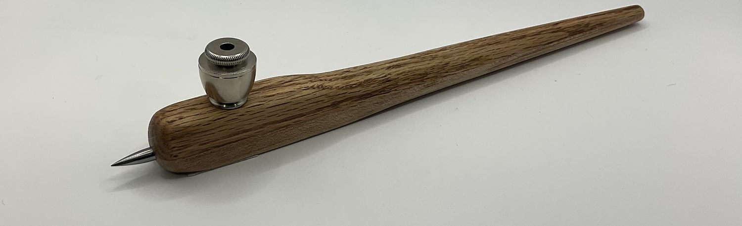 Wooden Pipe w/Poker USA Joe Freeley