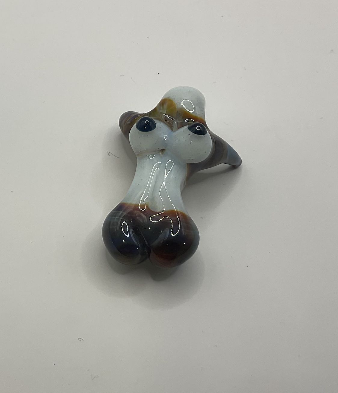 PHGS / Half Body Pendant, Color: Brown/Amber w/ White