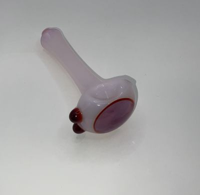 Pink Frosted Spoon Pipe