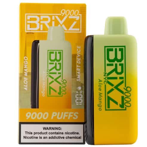 BRIXZ Bar - 9000 Puff Disposable Nicotine Vape, Flavor: Aloe Mango