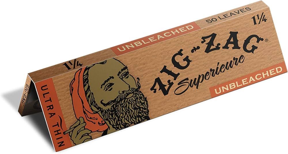 ZigZag Rolling Papers, Style: 1 1/4 Unbleached Paper