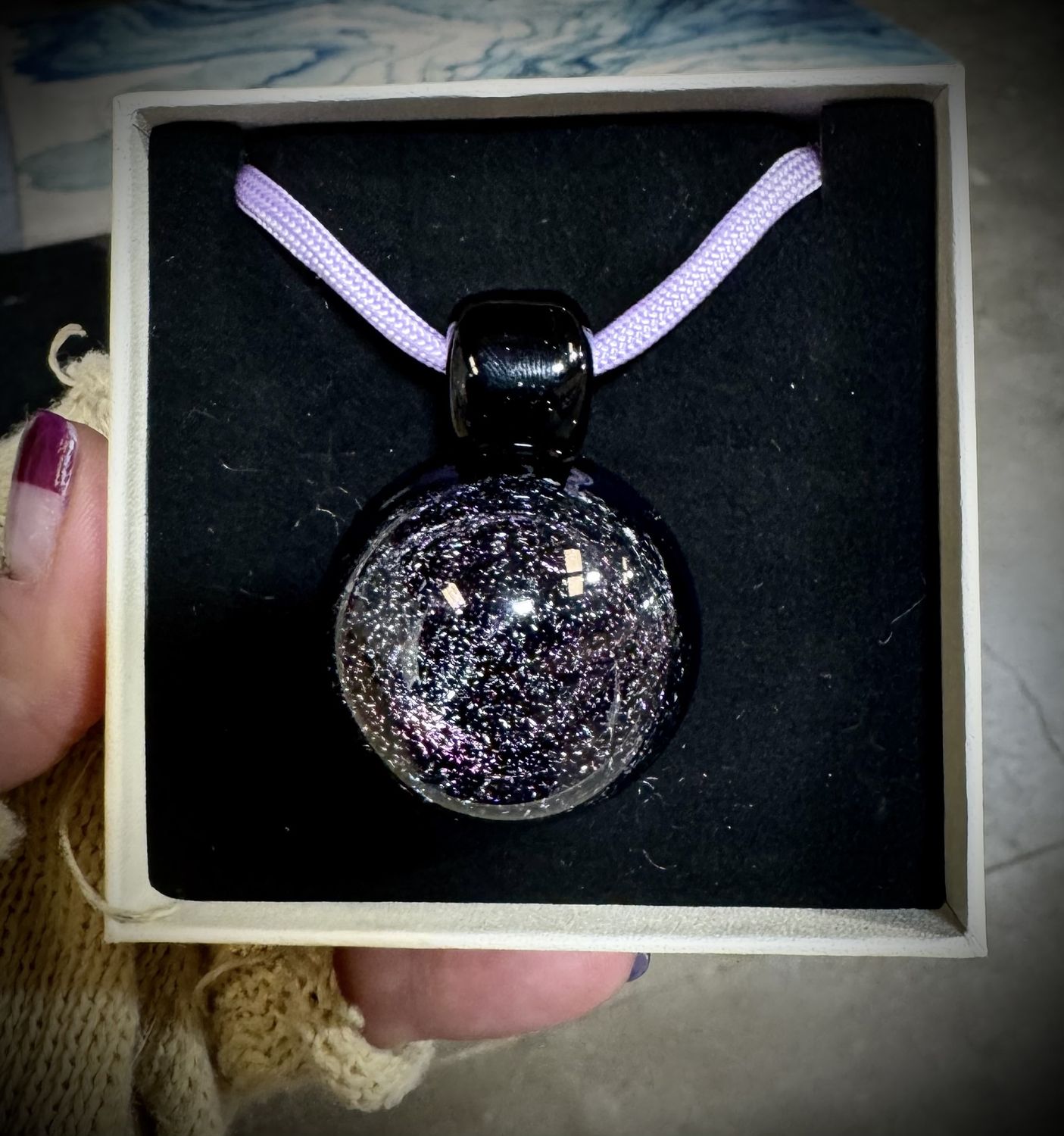PHGS / Dichro Dot Stack Pendant, Style: Plain Dicro
