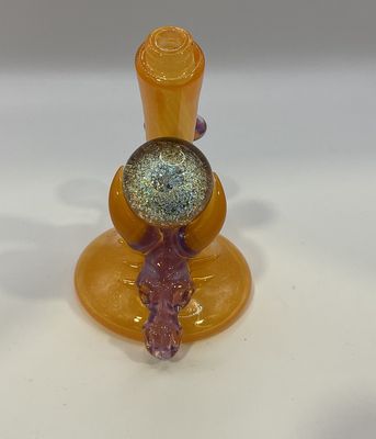 Hic Dogg Slain Dragon Mini Rig Crushed Opal Orange