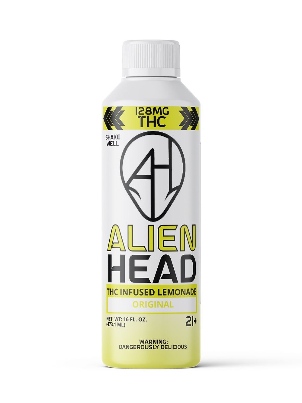 Alien Head Lemonade 128mg, Flavor: Original Lemonade