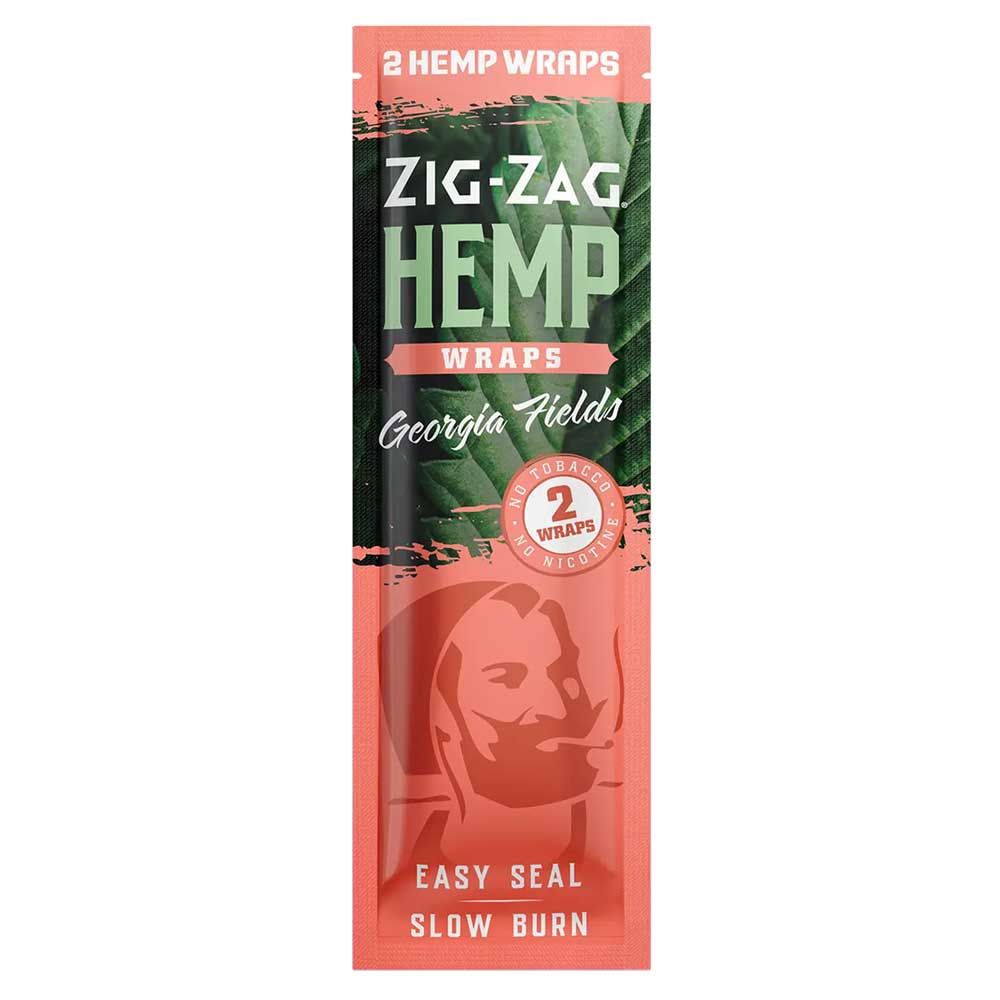 Zig Zag Hemp Wraps 2pk, Flavor: Georgia Fields