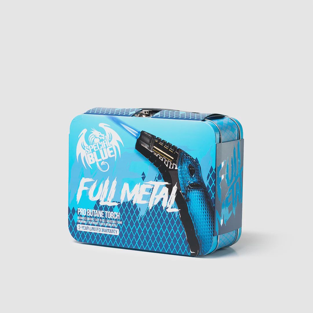 Special Blue Full Metal Torch+Stash Box Glacier Blue