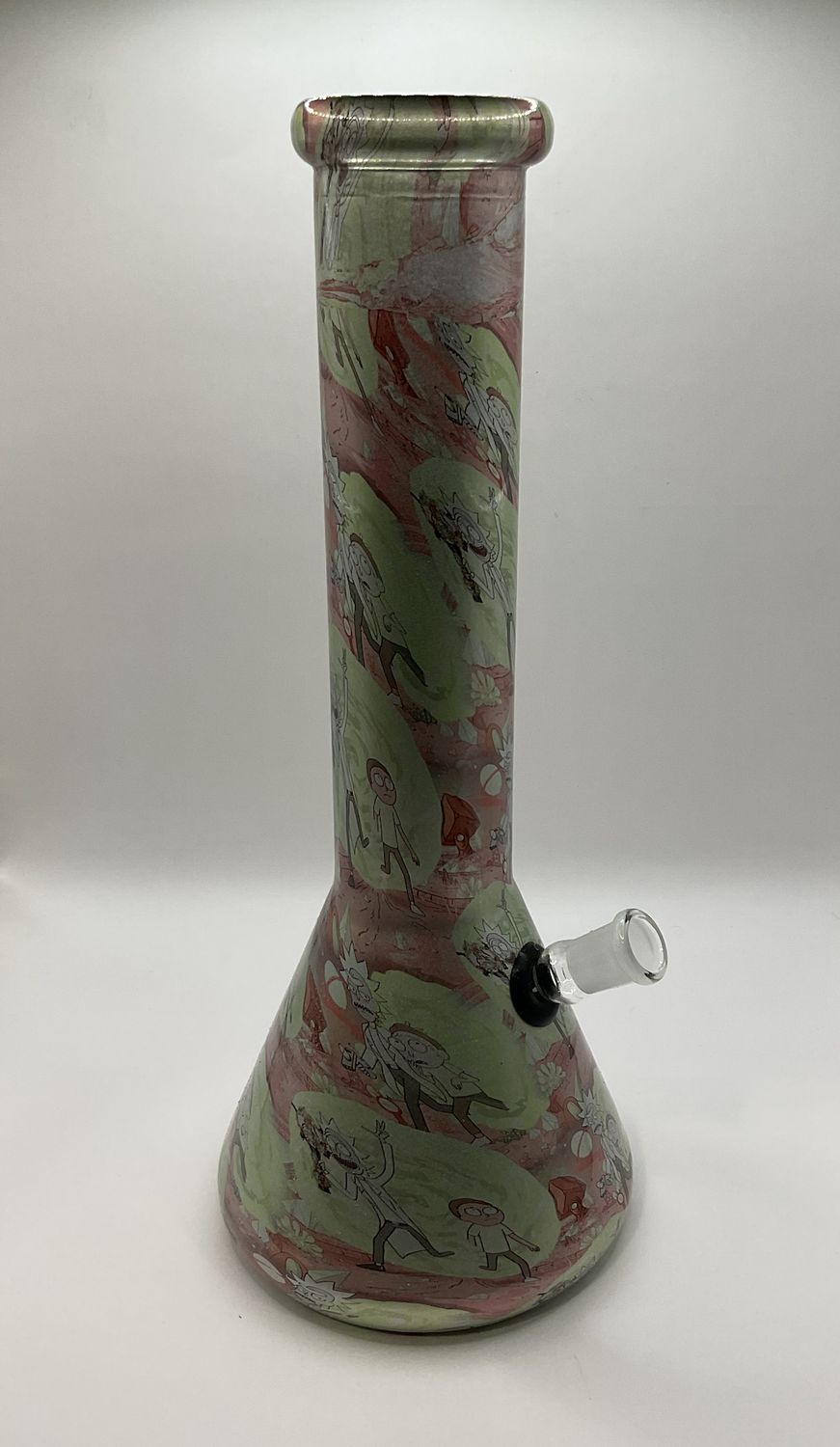 Blacklight 12&quot; Beaker, Color: Rick &amp; Morty